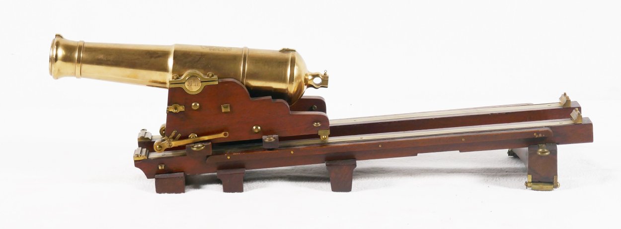 Modell eines Schiffsgeschützes, Kirchenstaat, um 1860, Maßstab 1 : 6, Inv.-Nr. E 377 © Bayerisches Armeemuseum