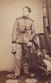 Theodor Clarman von Clarenau diente 1866 als Unterleutnant im 15. Infanterie-Regiment und fiel im Gefecht von Zella am 4. Juli 1866. Inv. Nr. PSlg.498 © Bayerisches Armeemuseum