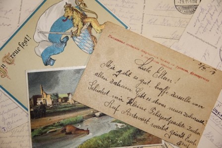 Feldpostbriefe aus der Sammlung des Bayerischen Armeemuseums © Bayerisches Armeemuseum