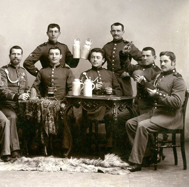 Gruppenbild von Soldaten vom 13. Infanterie-Regiment Ingolstadt © Bayerisches Armeemuseum